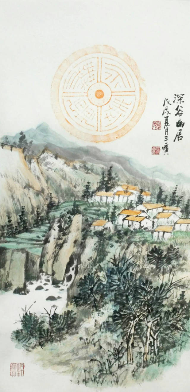 收藏与推荐——著名画家何三宝的山水画之魅