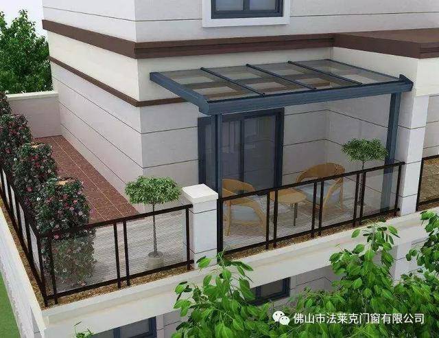 不想做阳光房?只想做一个露台阳光棚(附实景图仅供参考)