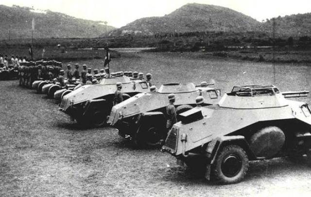 国军装备的装甲车(图片来源:网络)