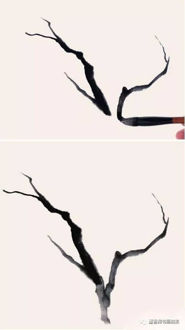 国画入门技法:柳树的画法,虽很常见,但你能画好吗?