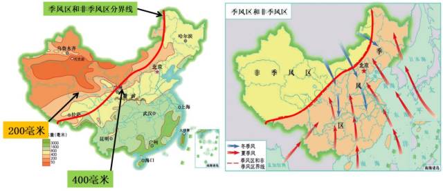 微地参:季风区与非季风区分界线到底与谁更接近(33)