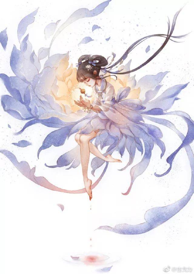 她笔下的古风美人带有一种仙气,美得不可方物,让300围观点赞!