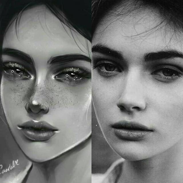 黑白的画面,画出了醉熏的高级感觉,有种上t台,即将走秀的大片感觉.