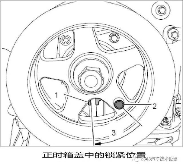 保时捷卡宴4.8l排量的dfi发动机正时装配手册