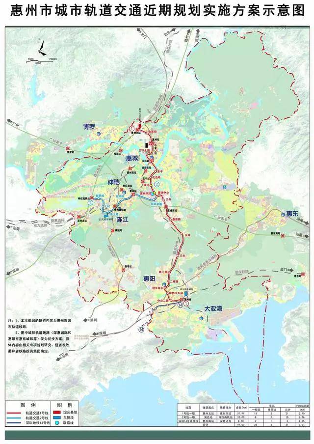 市区内共规划4条城际铁路,分别为莞惠城际,深惠城际,惠东惠阳城际,惠