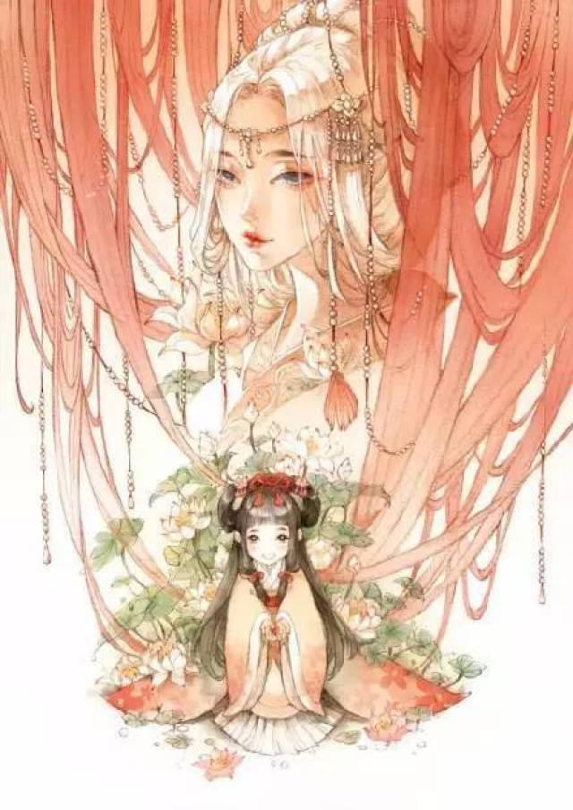 她笔下的古风美人带有一种仙气,美得不可方物,让300围观点赞!