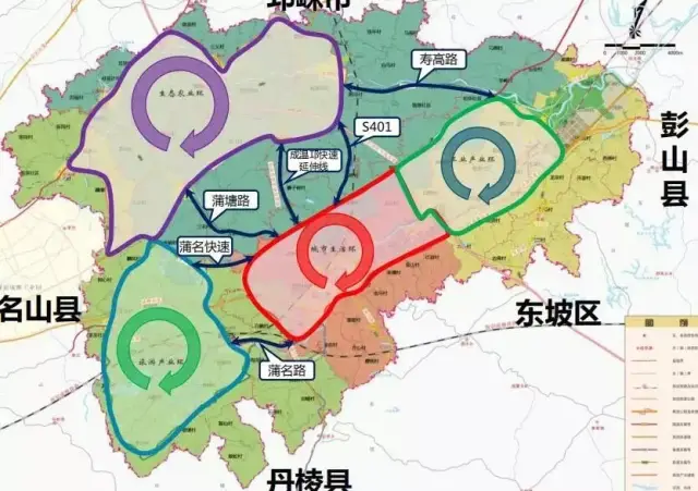 成都市蒲江县最新交通规划构建三轨两高五快交通骨架网络