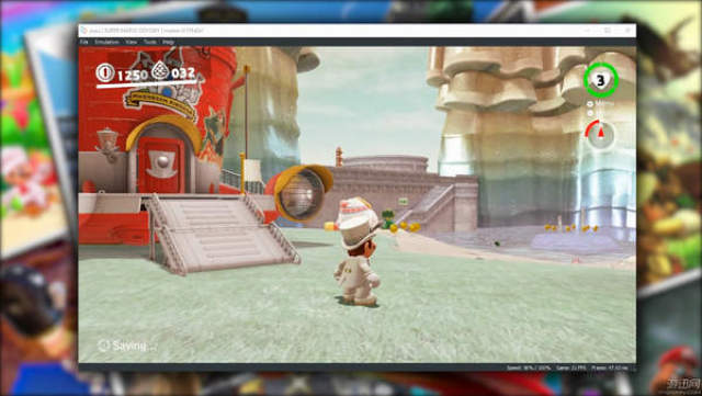 switch模拟器玩《超级马里奥:奥德赛》 画质提升显著