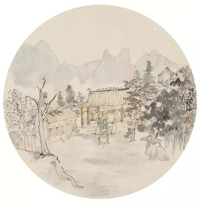 函谷关远眺 46×69cm 2017年