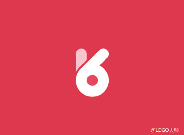 数字6为元素的logo设计