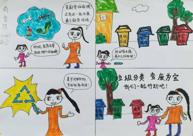 亲子创意连环画 讲述垃圾分类的故事—湖里实验小学2018—2019学