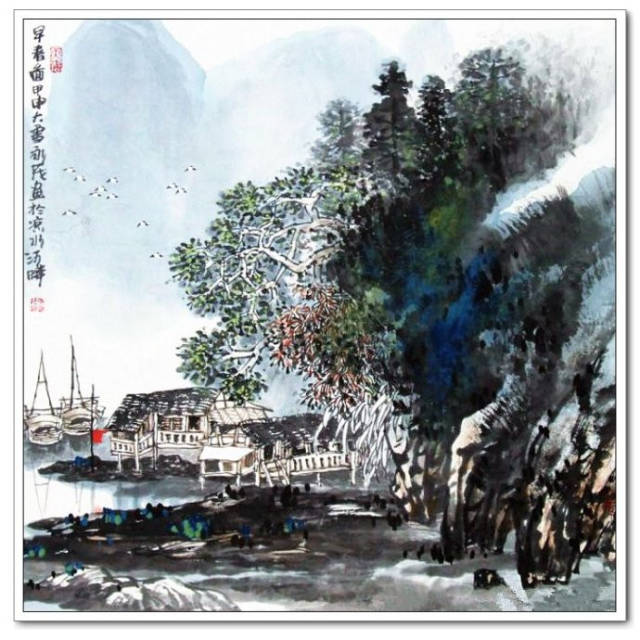 中国著名画家于永茂水墨画作品赏析