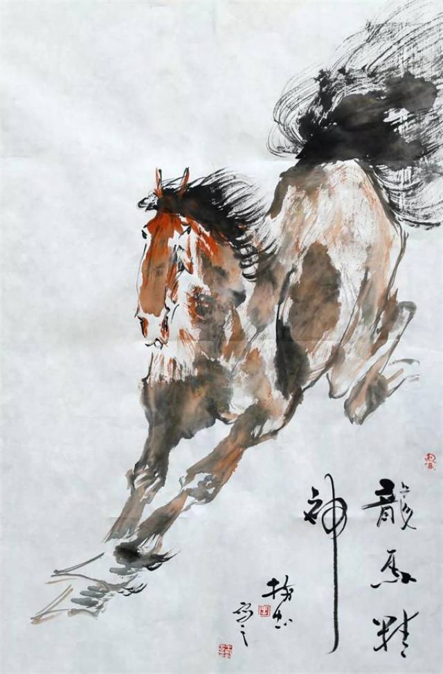 画马名家:力马徐悲鸿,奔马刘勃舒,飞马王树忠!