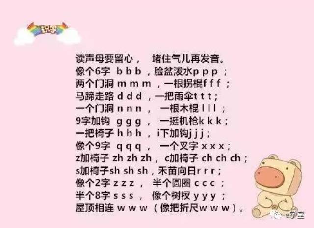 最新整理! 小学拼音声母韵母拼读全表,辅导