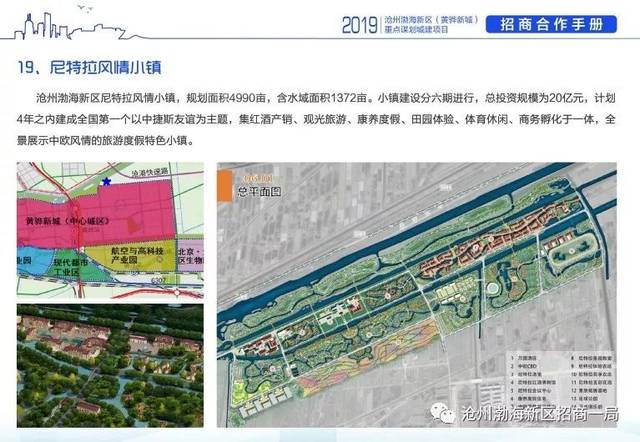 沧州渤海新区黄骅新城19个重点项目面向社会招商