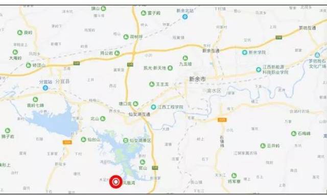 来来来,看看,凤凰湾在这里 凤凰湾·爱巢小镇在江西省的地理位置