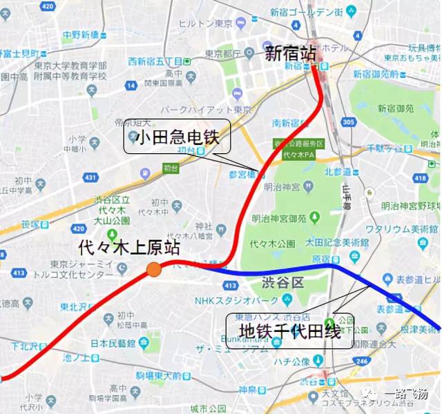 小田急电铁与地铁千代田线衔接关系