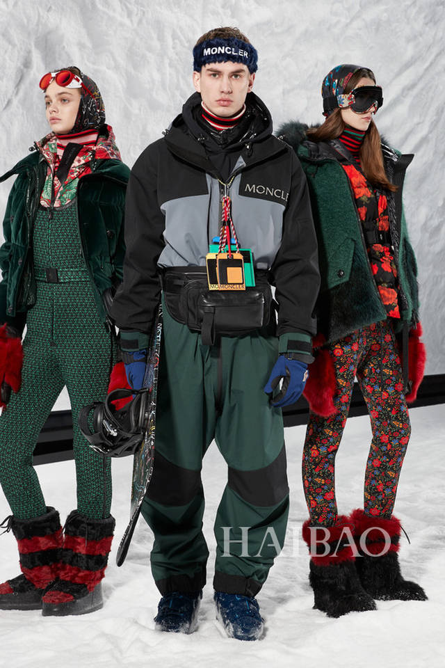 moncler 3 grenoble滑雪系列lookbook:兼备专业性能与