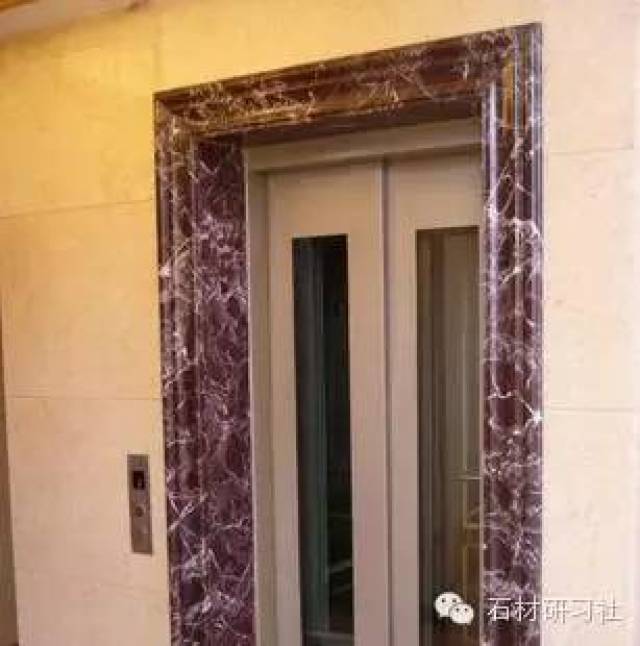 灰色大理石门套
