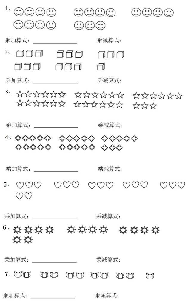 小学二年级数学上册:期中考重难点,看图列式讲解,一遍