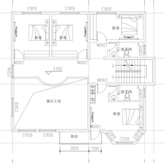 农村自建300多平米的小别墅,长11米宽13米造价40万精选设计!