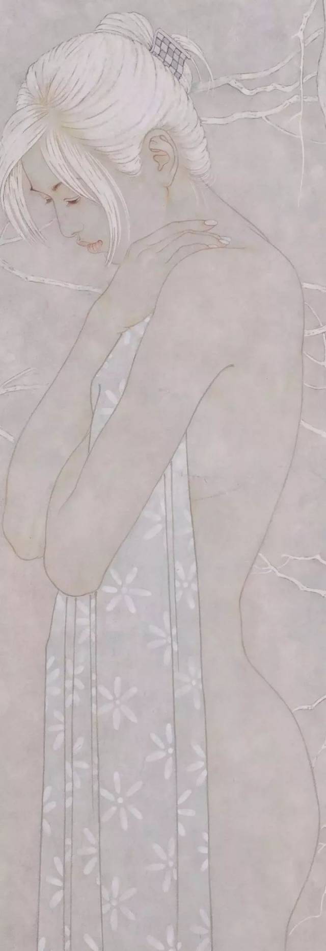 勾线的步骤充满人物的流技法图解作画时间工笔画的档位:衣冠,晕染博瑞动感上色图片