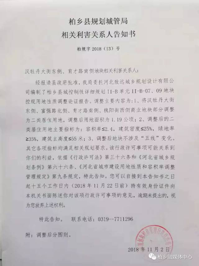 柏乡规划城管局公告!