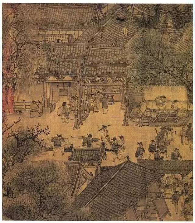 《清明上河图》局部 (宋)