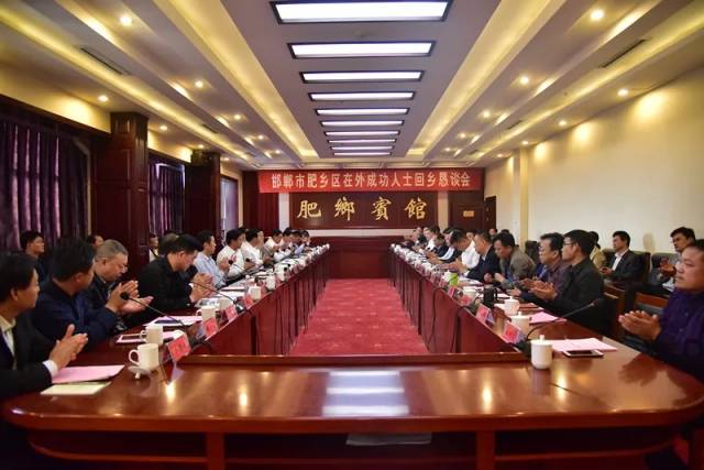 河北肥乡区成功举办在外创业成功人士回乡恳谈会