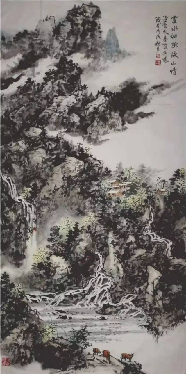 著名山水画家张云作品欣赏