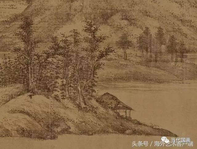 "南宗"山水画大宗主-董源《夏景山口待渡图》