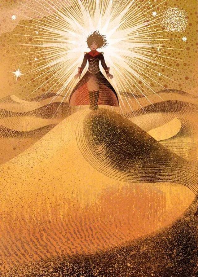 为大热美剧《使女的故事》同名小说画插画的双