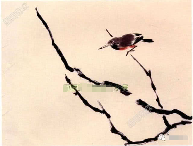 工笔梅花的画法参考,名家梅花画法教程,梅花范画画法步骤示例