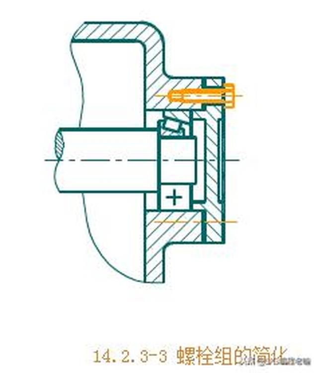 机械制图基础:装配图零件的结构简化画法