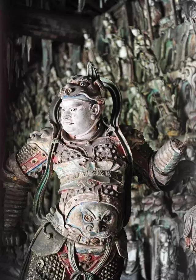 全国韦驮之冠—平遥双林寺韦驮护法天尊塑像