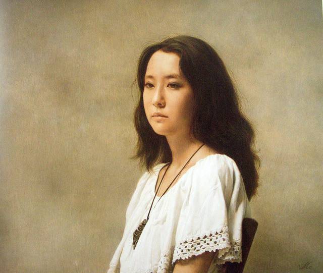 日本绘画大师笔下的东方美女油画作品欣赏