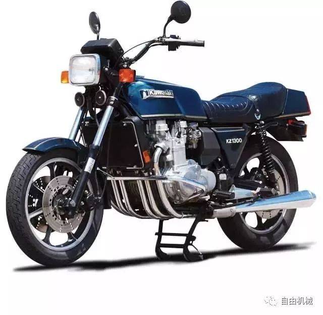 有史以来最大排量的摩托车:z1300,搭载1300cc水冷四冲dohc六缸发动机