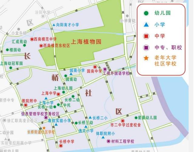 徐汇区教育地图 | 你家门口有多少学校?