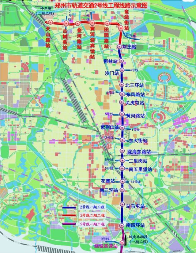 明年底,郑州地铁2号线将从惠济核心区直通机场,实现南北大贯通