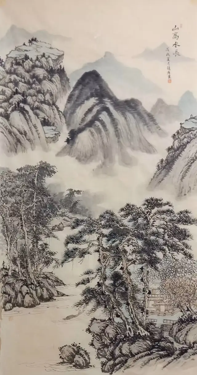 著名山水画家赵群|山水画是中国人情思中最为厚重的沉淀