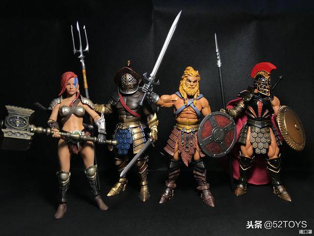 「老铁玩具分享」四骑士神话军团2.0腐潮 角斗士克拉维斯