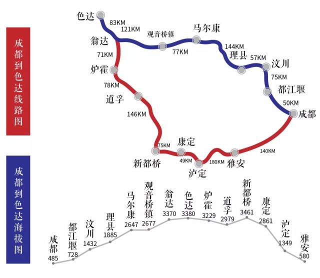 ◣色达地理位置示意图,制图/娜娜