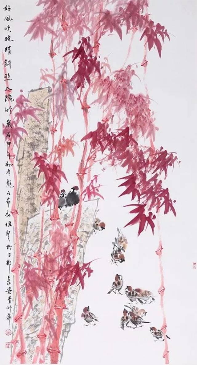 展讯丨"草间趣"卫俊贤中国花鸟画作品展