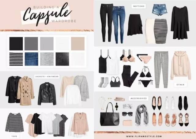 断舍离 | 胶囊衣柜capsule wardrobe养成指南