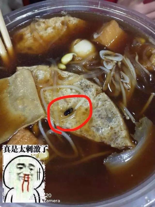马鞍山某品牌麻辣烫吃出苍蝇!食客维权时老板叫嚣