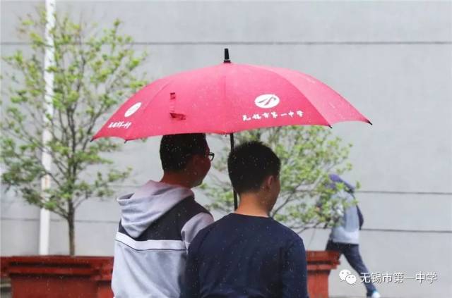 同学们都说这把雨伞的"颜值"有点高 当淅淅沥沥的秋雨打湿了校园 再也