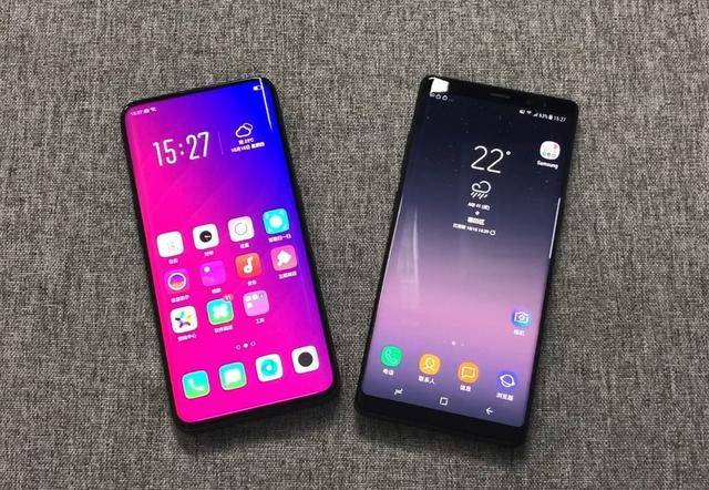 时隔仅半年的三星note8挑战oppofindx真的是一分钱一
