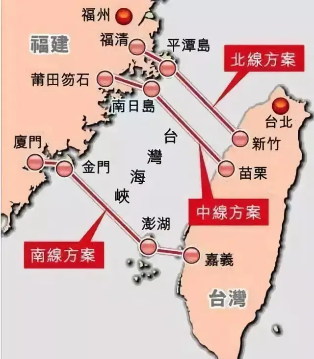 9,台湾海峡海底隧道(规划中)