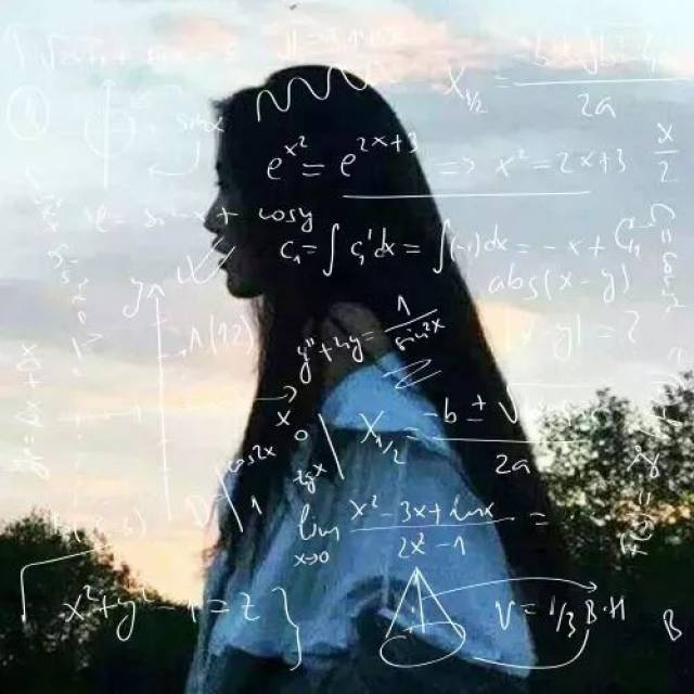 数学公式女生头像 ‖ 从来风花雪月动人