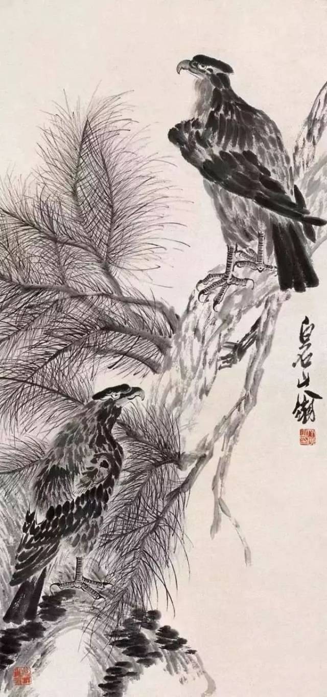 历代八大名画家画鹰,快来喜欢看看您最喜欢谁的!